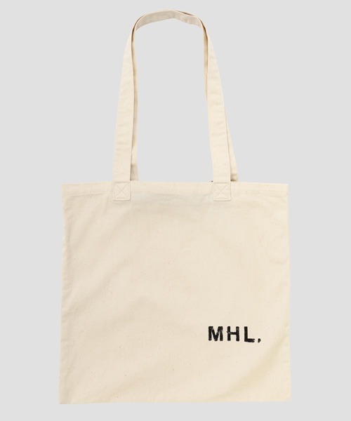 MHL.（エムエイチエル）の「LIGHT COTTON DRILL（トートバッグ・レディース・グリーン/ベージュ系その他2/ブラック・FREE）」の14枚目の写真
