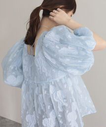 fredy emue | 袖ボリュームジャガードブラウス(シャツ/ブラウス)