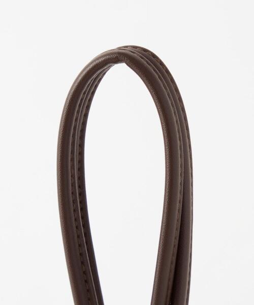 green label relaxing(グリーンレーベルリラクシング)の「メッシュ ミニ ボックス 2WAY バッグ(ハンドバッグ・レディース・ブラウン/ホワイト/イエロー・FREE)」の9枚目の写真