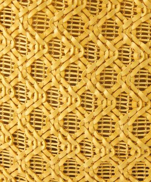 green label relaxing(グリーンレーベルリラクシング)の「メッシュ ミニ ボックス 2WAY バッグ(ハンドバッグ・レディース・ブラウン/ホワイト/イエロー・FREE)」の20枚目の写真