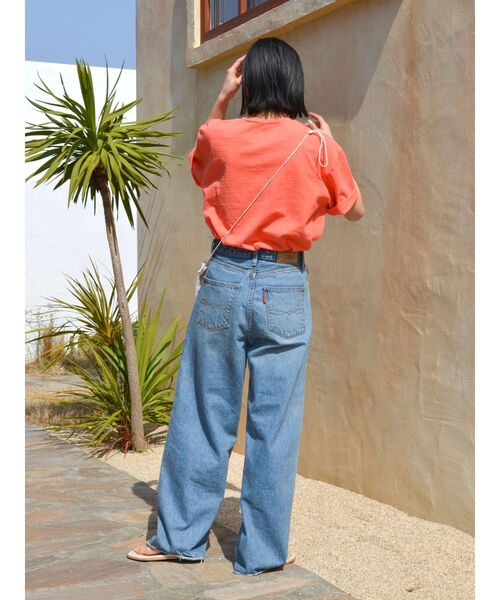 MIXTA（ミクスタ）の「Mixta別注 WILD KATS Tee（Tシャツ/カットソー・レディース・チャコールグレー/アイボリー/オレンジ・FREE）」の16枚目の写真