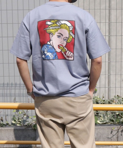 Tom&Jerry(トムアンドジェリー)の「【公式】トムとジェリー WHITE DISCUS×TOM&JERRY×BEY 半袖Tシャツ 外人×チーズ(Tシャツ/カットソー・メンズ・ホワイト/ブラック/ブルー/ピンク・M/L)」の9枚目の写真