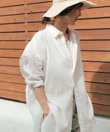 URBAN RESEARCH DOORS | ラミーコットンビッグシャツ(シャツ/ブラウス)