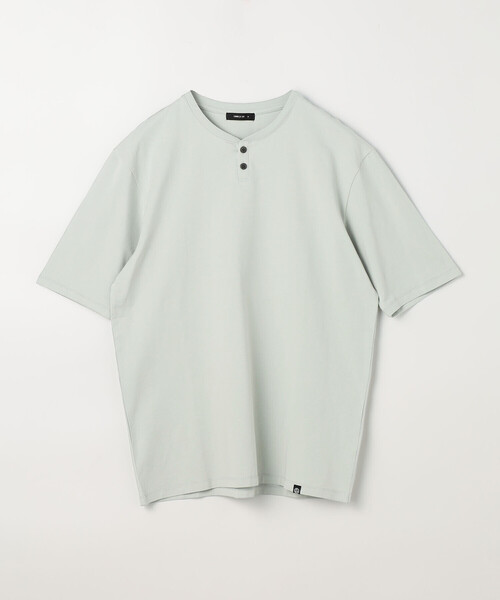 COMME CA ISM(コムサイズム)の「エッセンシャルシルケット コットン天竺 ヘンリーネック Tシャツ(Tシャツ/カットソー・メンズ・ベージュ/ホワイト/ブラック/セージグリーン・MEDIUM/LARGE/X-LARGE)」の5枚目の写真