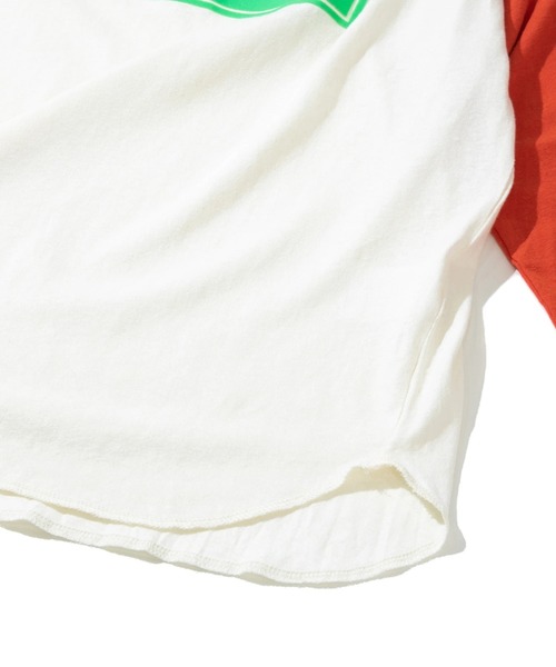 AOZORA（アオゾラ）の「AOZORA/アオゾラ　天竺ラグラン7分袖（Tシャツ/カットソー・メンズ・レッド/ブルー・X-LARGE/LARGE/MEDIUM）」の7枚目の写真