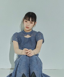 セール】ゴールドヴィンテージレースワンピースパーティードレス 