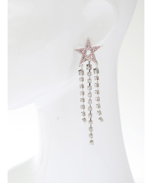PAMEO POSE（パメオポーズ）の「Rising Star Pierce（ピアス（両耳用）・レディース・クリア/ブルー・FREE）」の7枚目の写真