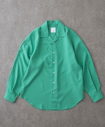 BRICK & SONS | リラックスラグランスリーブシャツ＜ネオングリーン＞(シャツ/ブラウス)