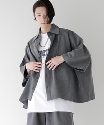 minsobi | コットンワイドビッグシャツ ビッグシャツ(シャツ/ブラウス)