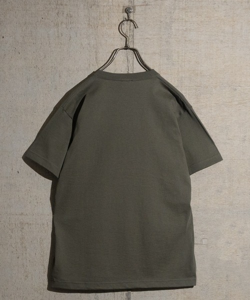 JOHN'S CLOSET(ジョンズクローゼット)の「【22】〔ARMY〕smileプリントTシャツ(Tシャツ/カットソー・メンズ・ヘザーグレー/ホワイト/オリーブ・MEDIUM/X-LARGE/LARGE)」の14枚目の写真