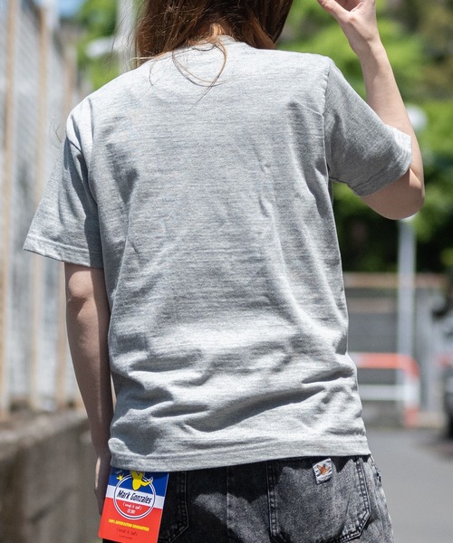 JOHN'S CLOSET(ジョンズクローゼット)の「【22】〔ARMY〕smileプリントTシャツ(Tシャツ/カットソー・メンズ・ヘザーグレー/ホワイト/オリーブ・MEDIUM/X-LARGE/LARGE)」の10枚目の写真