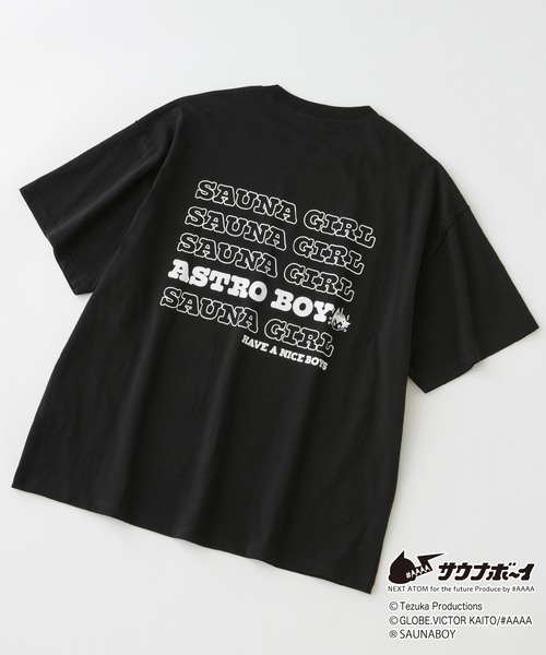 サウナボーイ(サウナボーイ)の「【サウナボーイ×#AAAAアストロボーイ】MONO-MART別注グラフィック半袖Tシャツ(Tシャツ/カットソー・メンズ・ブラック系2/ホワイト系3/ホワイト系1/ホワイト系2/ブラック系1/ブラック系3/ピンク系1/サックスブルー系2・M/L)」の10枚目の写真