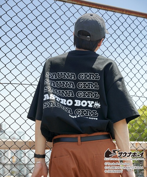 サウナボーイ(サウナボーイ)の「【サウナボーイ×#AAAAアストロボーイ】MONO-MART別注グラフィック半袖Tシャツ(Tシャツ/カットソー・メンズ・ブラック系2/ホワイト系3/ホワイト系1/ホワイト系2/ブラック系1/ブラック系3/ピンク系1/サックスブルー系2・M/L)」の13枚目の写真