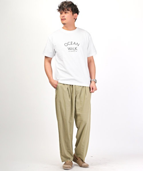 LUXSTYLE(ラグスタイル)の「サーフガールプリントTシャツ(Tシャツ/カットソー・メンズ・ホワイト/ブラック・46/44)」の6枚目の写真
