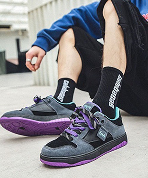 SVEC（シュベック）の「ローカット 厚底 ローテクスニーカー（スニーカー・メンズ・ブラック/ブルー/グレー・44/42/40）」の18枚目の写真