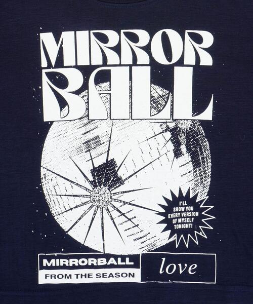 Figments(フィグメンツ)の「MIRROR BALLピチT(Tシャツ/カットソー・レディース・ホワイト/ネイビー・FREE)」の9枚目の写真