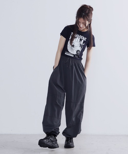 Figments(フィグメンツ)の「MIRROR BALLピチT(Tシャツ/カットソー・レディース・ホワイト/ネイビー・FREE)」の14枚目の写真