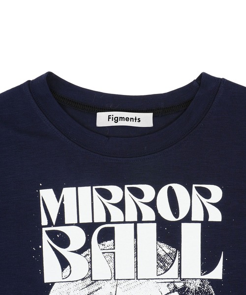 Figments(フィグメンツ)の「MIRROR BALLピチT(Tシャツ/カットソー・レディース・ホワイト/ネイビー・FREE)」の15枚目の写真