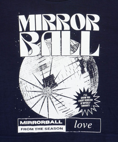 Figments(フィグメンツ)の「MIRROR BALLピチT(Tシャツ/カットソー・レディース・ホワイト/ネイビー・FREE)」の21枚目の写真