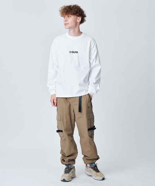 SILAS（サイラス）の「OLD LOGO BASIC WIDE L/S TEE（Tシャツ/カットソー・メンズ・ブラック/バーガンディー/ホワイト/グリーン/チャコール・L/M/XL）」の17枚目の写真