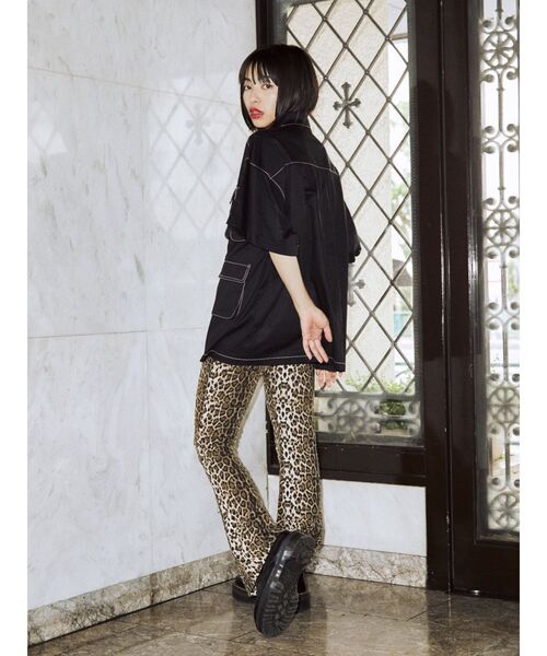 jouetie（ジュエティ）の「ワークポケットシャツ（シャツ/ブラウス・レディース・ブラック/ボルドー/アイボリー・MEDIUM）」の20枚目の写真