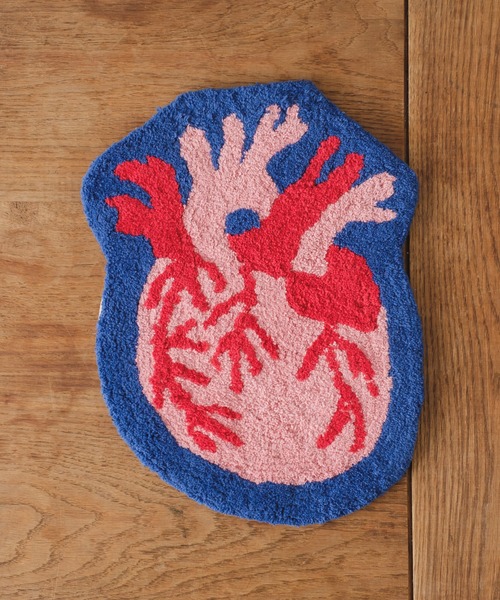 BIRTHDAY BAR(バースデイバー)の「cor rug(ラグ/マット・レディース・ブルー/レッド・フリー)」の3枚目の写真