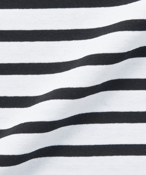 無印良品(ムジルシリョウヒン)の「洗いざらし太番手ボートネック九分袖Tシャツ(Tシャツ/カットソー・メンズ・イエロー系1/ネイビー系1/カーキ系3/ブラック系/ブラック系2/グレー系その他5・S/XS/L/M/XL/XXL)」の20枚目の写真