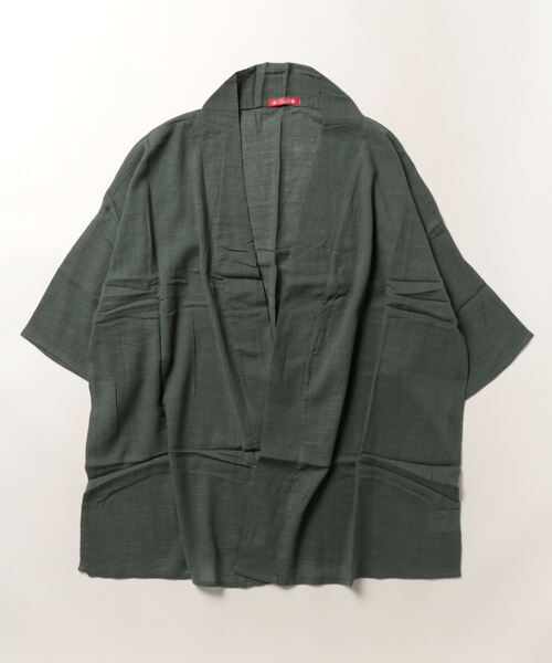 チャイハネ(チャイハネ)の「【チャイハネ】カディMEN'Sカーディガン(カーディガン/ボレロ・メンズ・オフホワイト/ブラウン/ブラック/グリーン・FREE)」の4枚目の写真