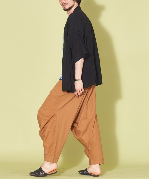チャイハネ(チャイハネ)の「【チャイハネ】カディMEN'Sカーディガン(カーディガン/ボレロ・メンズ・オフホワイト/ブラウン/ブラック/グリーン・FREE)」の14枚目の写真