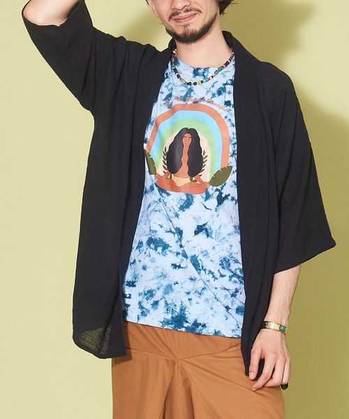 チャイハネ(チャイハネ)の「【チャイハネ】カディMEN'Sカーディガン(カーディガン/ボレロ・メンズ・オフホワイト/ブラウン/ブラック/グリーン・FREE)」の16枚目の写真