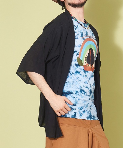 チャイハネ(チャイハネ)の「【チャイハネ】カディMEN'Sカーディガン(カーディガン/ボレロ・メンズ・オフホワイト/ブラウン/ブラック/グリーン・FREE)」の17枚目の写真