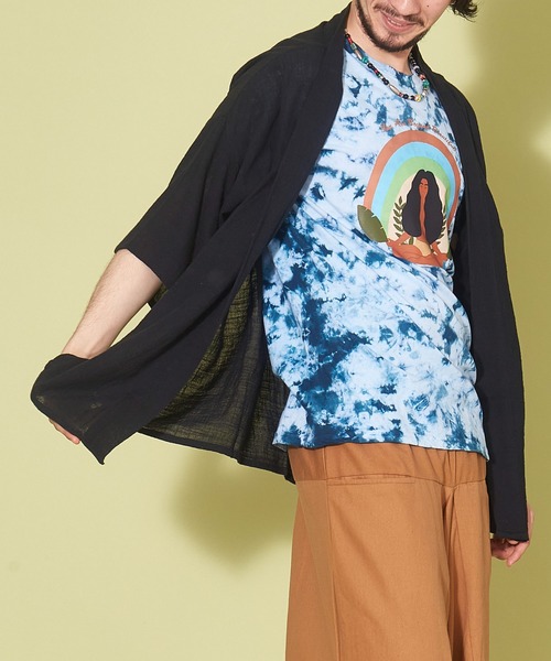 チャイハネ(チャイハネ)の「【チャイハネ】カディMEN'Sカーディガン(カーディガン/ボレロ・メンズ・オフホワイト/ブラウン/ブラック/グリーン・FREE)」の18枚目の写真