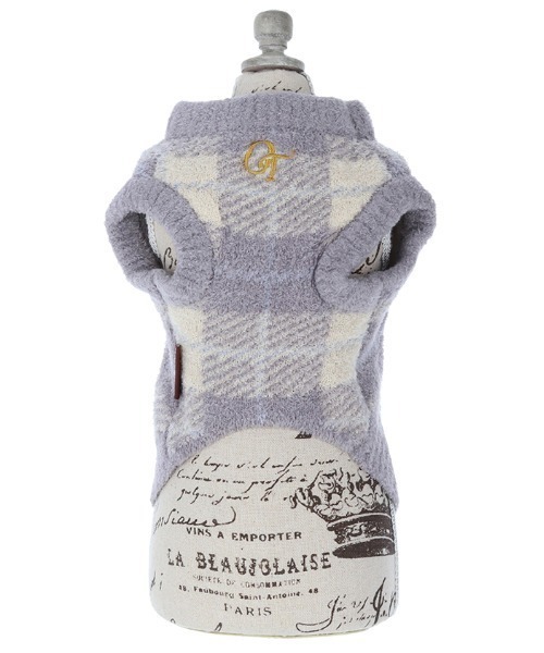 One Octave（ワンオクターヴ）の「One Octave/チェック柄ルームウェア（ペットウェア・レディース・ピンク/グレー・2XS/XS/S/M/L/2L/2M）」の4枚目の写真