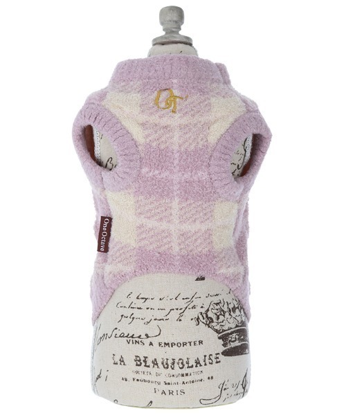 One Octave（ワンオクターヴ）の「One Octave/チェック柄ルームウェア（ペットウェア・レディース・ピンク/グレー・2XS/XS/S/M/L/2L/2M）」の8枚目の写真