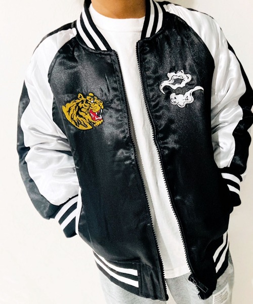 セール】刺繍入りスカジャン（スタジャン）｜ZI-ON（ジーオン）の