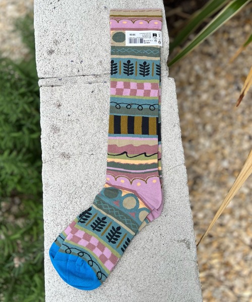 Bonne maison（ボンメゾン）の「【Bonne Maison】ハイソックス（ソックス/靴下・レディース・ミント・FREE）」の2枚目の写真