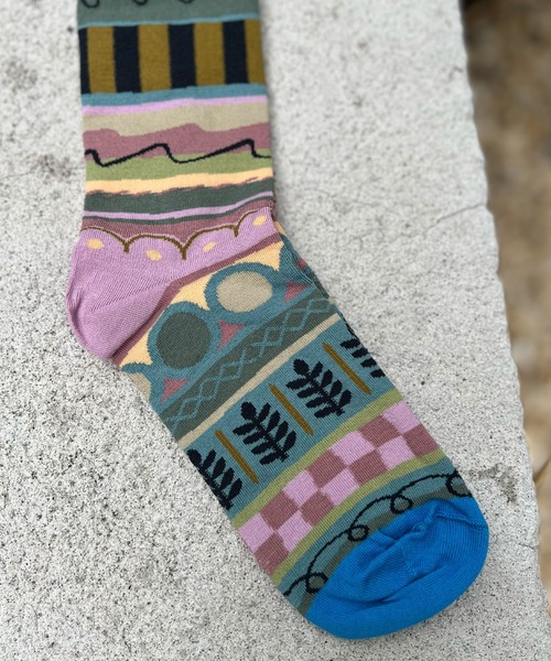 Bonne maison（ボンメゾン）の「【Bonne Maison】ハイソックス（ソックス/靴下・レディース・ミント・FREE）」の6枚目の写真