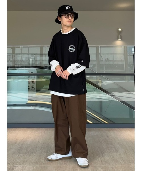 BACK NUMBER（バックナンバー）の「【BACK NUMBER】コーデュロイロゴハット（ハット・メンズ・ブラック/ベージュ・フリー）」の14枚目の写真