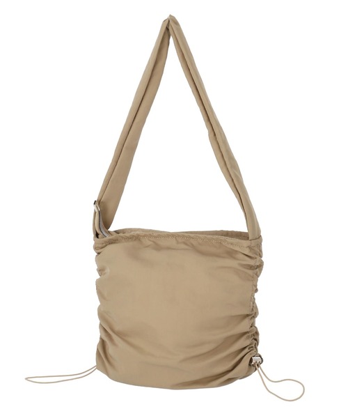 anap mimpi（アナップミンピ）の「サイドシャーリングショルダーバッグ（ショルダーバッグ・レディース・ベージュ/ブラック・FREE）」の18枚目の写真