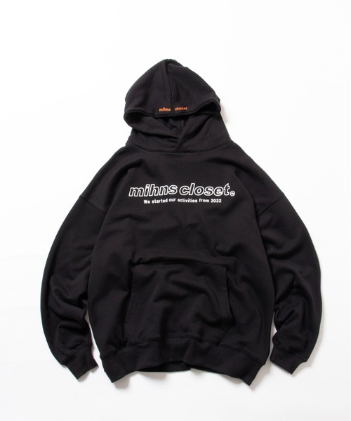 mihns closet(ミンズクローゼット)の「【mihns closet/ミンズクローゼット】ロゴスウェットパーカー/セットアップ可能(パーカー・メンズ・グリーン/ブラック/ライトグレー・L/M/XL)」の8枚目の写真