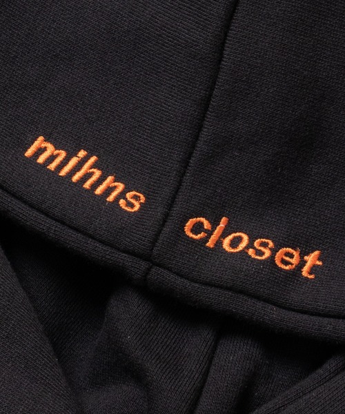 mihns closet(ミンズクローゼット)の「【mihns closet/ミンズクローゼット】ロゴスウェットパーカー/セットアップ可能(パーカー・メンズ・グリーン/ブラック/ライトグレー・L/M/XL)」の9枚目の写真