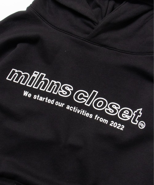 mihns closet(ミンズクローゼット)の「【mihns closet/ミンズクローゼット】ロゴスウェットパーカー/セットアップ可能(パーカー・メンズ・グリーン/ブラック/ライトグレー・L/M/XL)」の10枚目の写真