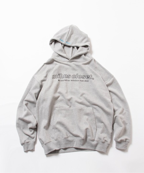 mihns closet(ミンズクローゼット)の「【mihns closet/ミンズクローゼット】ロゴスウェットパーカー/セットアップ可能(パーカー・メンズ・グリーン/ブラック/ライトグレー・L/M/XL)」の12枚目の写真