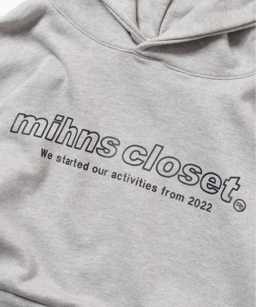 mihns closet(ミンズクローゼット)の「【mihns closet/ミンズクローゼット】ロゴスウェットパーカー/セットアップ可能(パーカー・メンズ・グリーン/ブラック/ライトグレー・L/M/XL)」の14枚目の写真