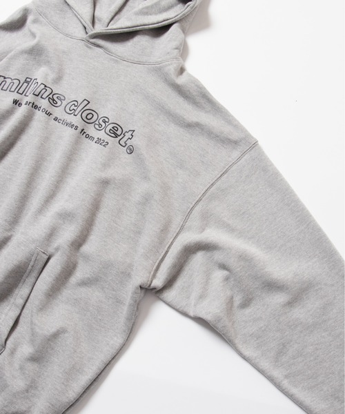mihns closet(ミンズクローゼット)の「【mihns closet/ミンズクローゼット】ロゴスウェットパーカー/セットアップ可能(パーカー・メンズ・グリーン/ブラック/ライトグレー・L/M/XL)」の16枚目の写真