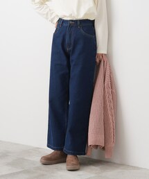 ◆こなれ感ある ワイド デニムパンツ
