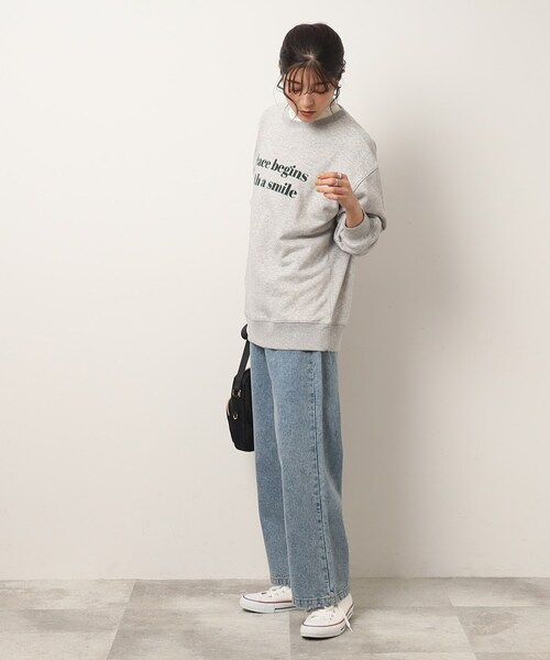 Cutie Blonde（キューティーブロンド）の「◆こなれ感ある ワイド デニムパンツ（デニムパンツ・レディース・ブルー/ブルー系その他・02/03/01）」の3枚目の写真