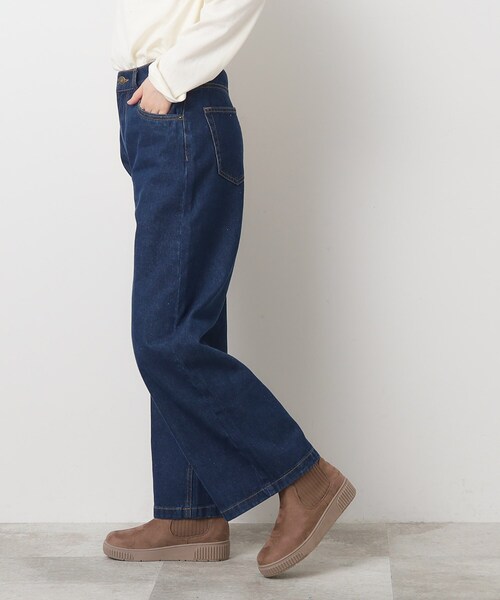 Cutie Blonde（キューティーブロンド）の「◆こなれ感ある ワイド デニムパンツ（デニムパンツ・レディース・ブルー/ブルー系その他・02/03/01）」の10枚目の写真