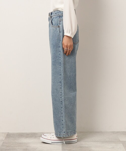Cutie Blonde（キューティーブロンド）の「◆こなれ感ある ワイド デニムパンツ（デニムパンツ・レディース・ブルー/ブルー系その他・02/03/01）」の18枚目の写真