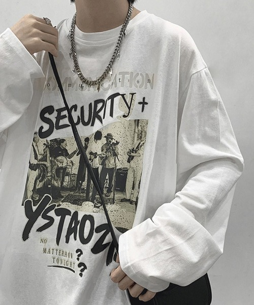 Anchor Smith(アンカー スミス)の「ビッグシルエットヴィンテージライクプリント長袖Tシャツ(Tシャツ/カットソー・メンズ・ブラック系1/ブラック系2/グリーン系1/グレー系2/ホワイト系2/ブルー系2/ホワイト系1/グレー系1/ブルー系1・L/M)」の15枚目の写真